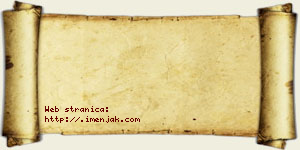 Jelisaveta Aksentijević vizit kartica